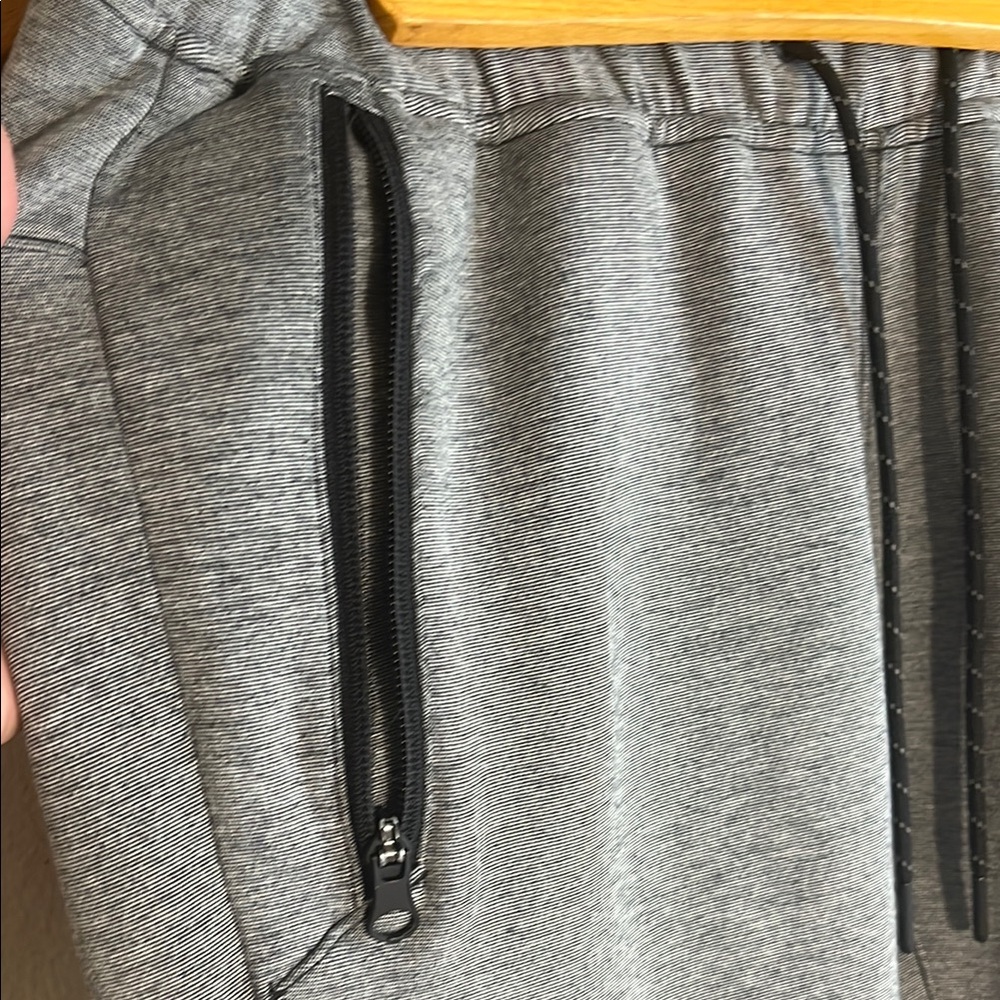 Tailgate Drawstring Gray Jogger Sweatpants Pockets - Picture 2 of 7